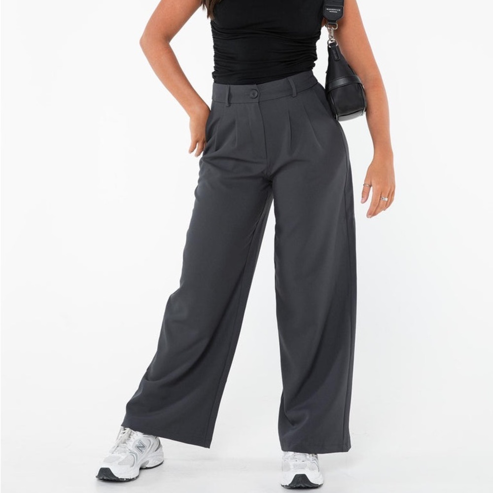 Princess Polly Archer Pants in Slate
